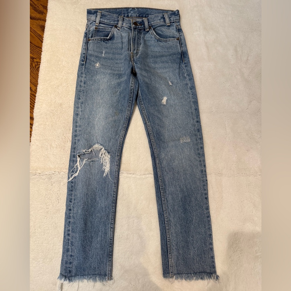 Levi's Distressed Blue Women's Slim Jeans